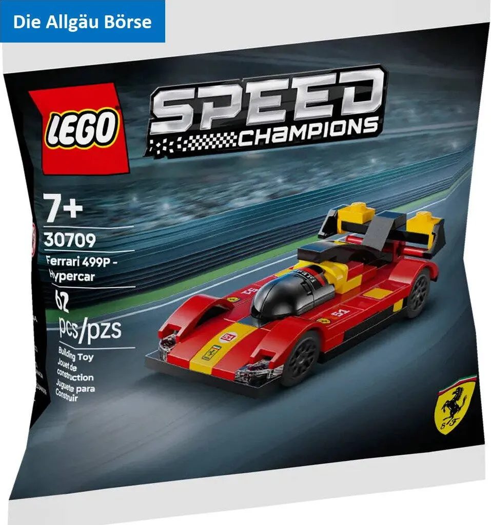 LEGO 30709 Speed Champions Ferrari 499P Super Sports Car, Construction Toy (Polybag)