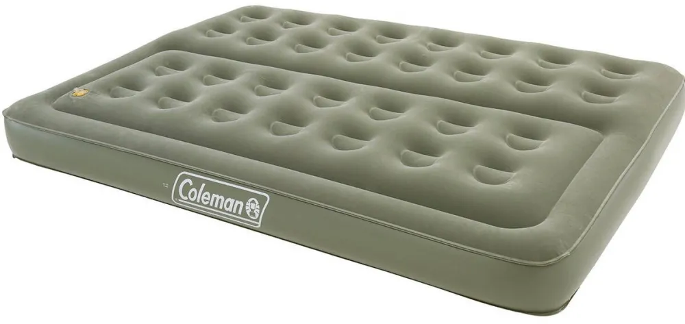 Coleman Maxi Comfort Bed Double 2000039169, saltea gonflabila pentru camping (verde masliniu)