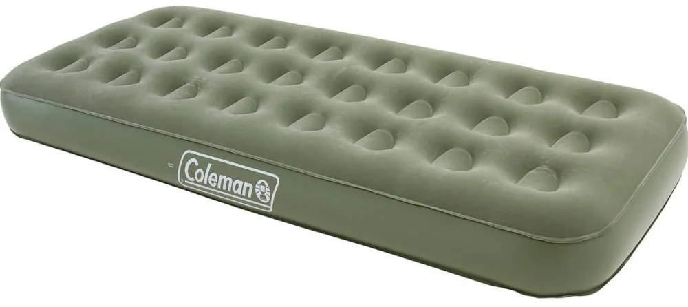 Coleman Maxi Comfort Bed Single 2000039166, saltea gonflabila pentru camping (verde masliniu)