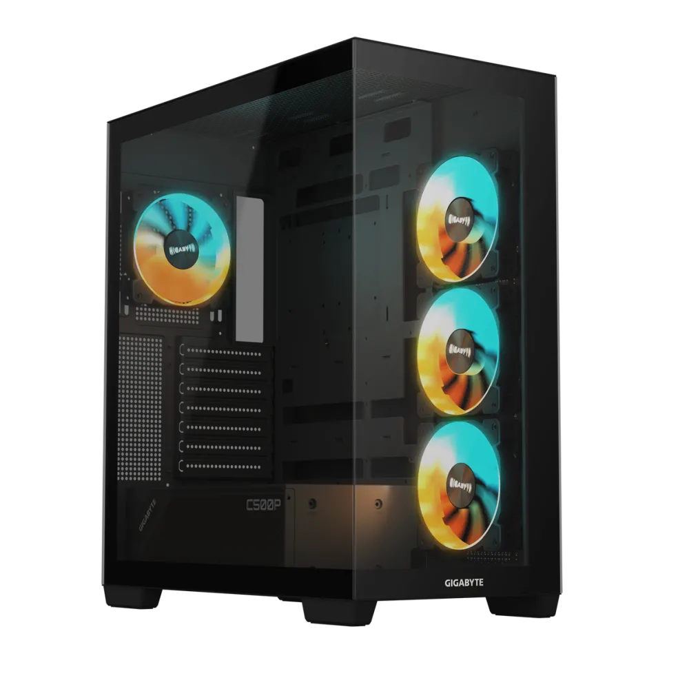Carcasa PC GIGABYTE C500 PANORAMIC STEALTH, Mid-Tower, ATX, Negru