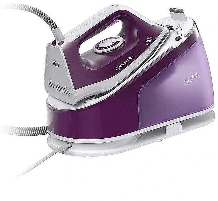 BRAUN CareStyle 1 IS 1514VI, steam ironing station (white/violet)