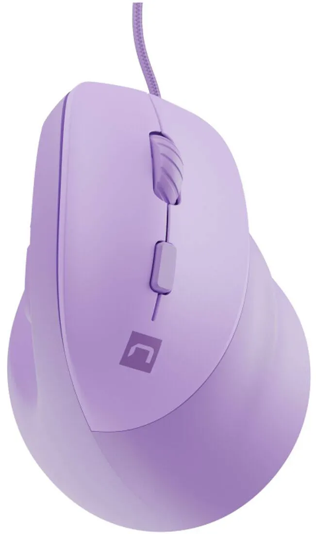 Mouse Natec Vertical mouse CRAKE 2 PRO 128000DPI optical lavender