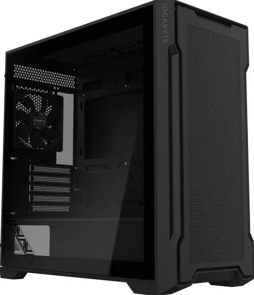 Carcasa PC GIGABYTE C102 GLASS, Mid-Tower, Negru