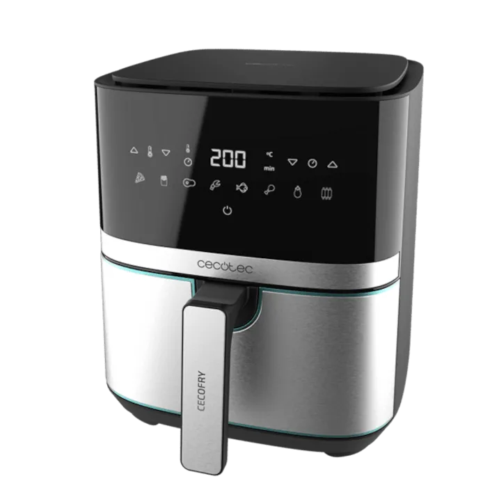 Friteuza cu Aer Cald CECOTEC Cecofry Full Inox Pro 5500 Pro with accessories