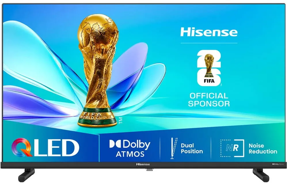 Televizor Hisense 32A5Q, QLED TV - 32 -  black, FullHD, triple tuner, Smart TV, tilting stand