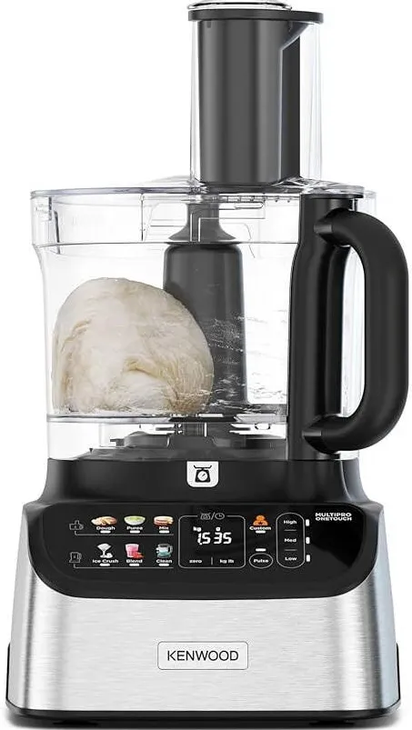 KENWOOD Robot de bucatarie compact MultiPro OneTouch (argintiu/negru, 1.000 wati, cantar integrat, accesoriu blender)