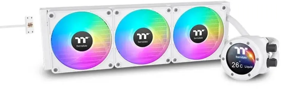 Cooler Thermaltake Thermaltake TH420 V2 Ultra EX ARGB Sync All-In-One Liquid Cooler - Snow Edition, water cooling (white)