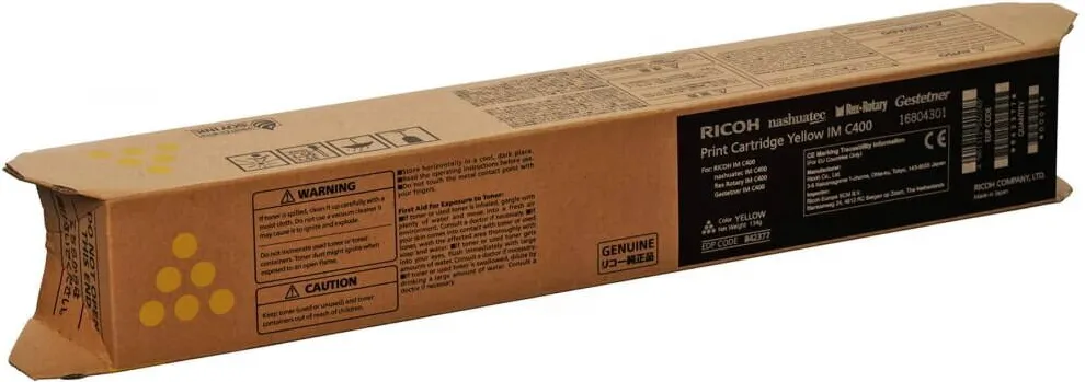 Toner imprimanta Ricoh Cartus Toner Ricoh IM C300, 6000 pagini, IMC300, Galben