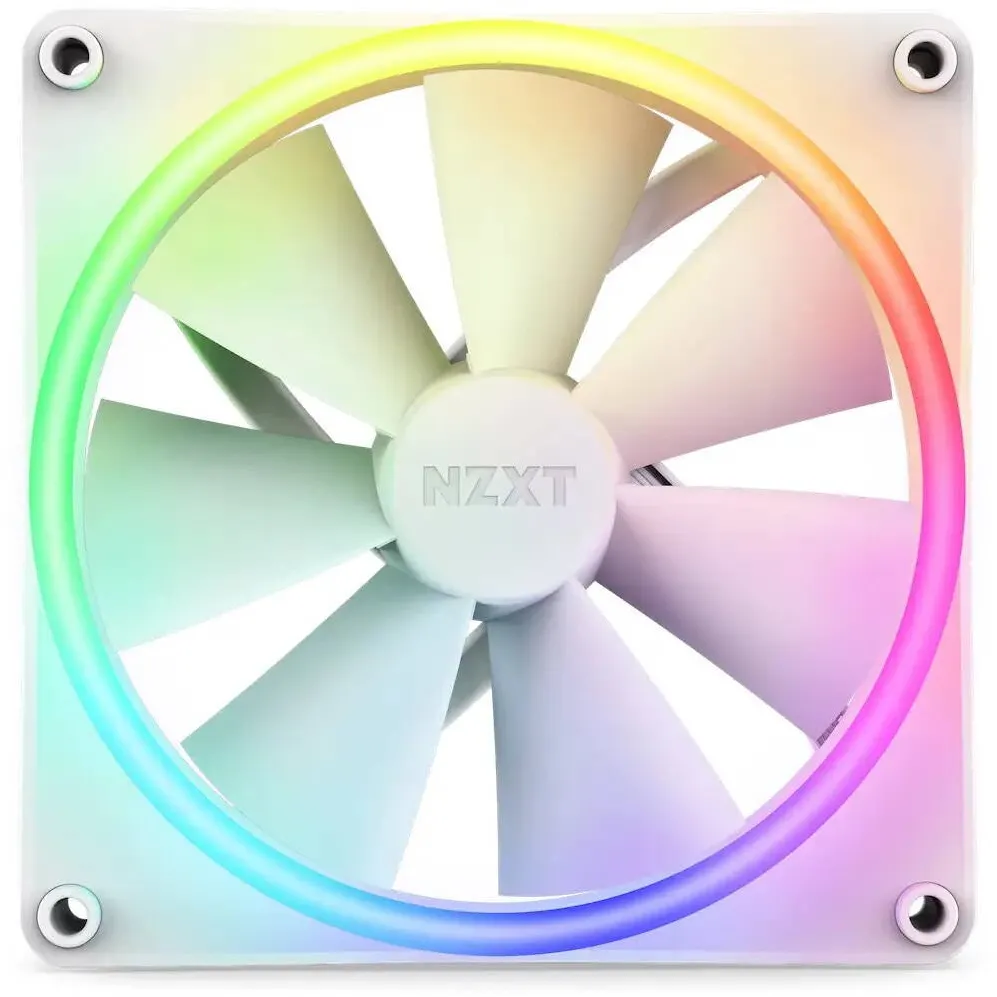 Cooler NZXT Ventilator NZXT F140 RGB Duo, Alb