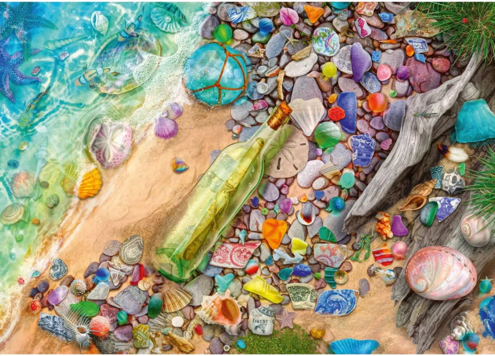 Puzzle Schmidt Puzzle Schmidt, Comorile de pe plaja, 1000 de piese