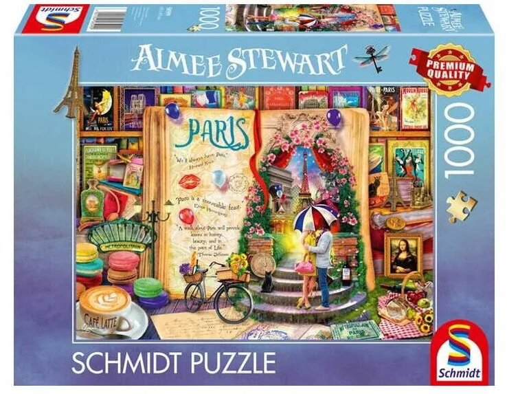 Puzzle Schmidt Puzzle Schmidt 1000 piese - Amintiri din Paris, Aimee Stewart