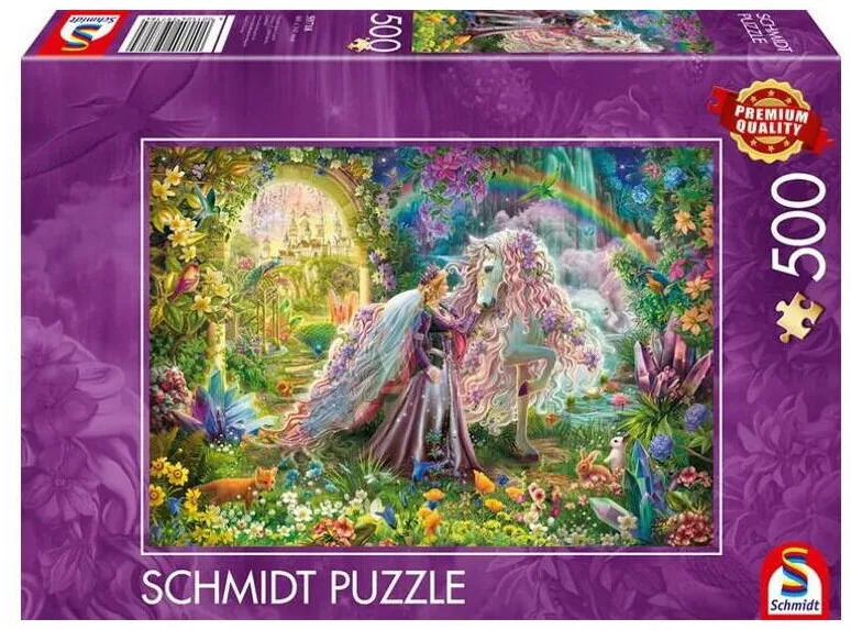 Puzzle Schmidt Puzzle Schmidt 500 de piese - Calatorie de vis cu un unicorn (59718)