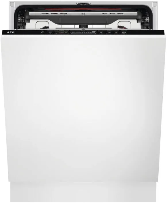 AEG Masina de spalat vase incorporabila AEG FSK75758P, 14 seturi, 7 programe, Clasa B, MaxiFlex, AirDry, QuickSelect, Usa slide, Motor inverter, SatelliteClean, Afisaj digital, Time Beam, 60 cm
