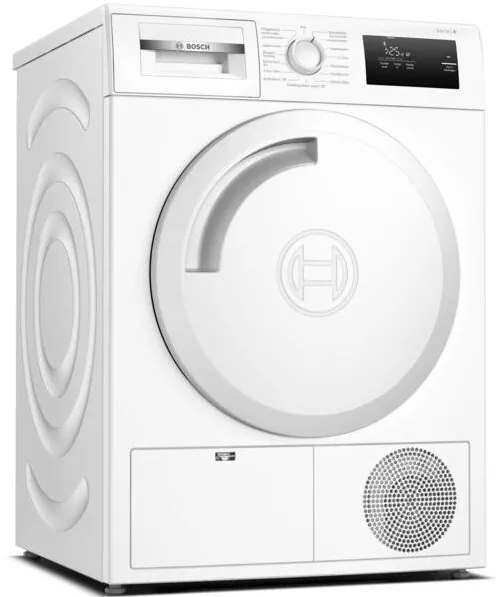 BOSCH Uscator rufe Serie 4 WTH83003, 7kg, clasa A+, Heat pump, Alb, 598x613x842mm