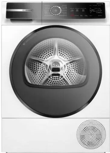 BOSCH Uscator rufe Serie 8, 8 kg, clasa C, Heat pump, Alb, 598x842x613mm