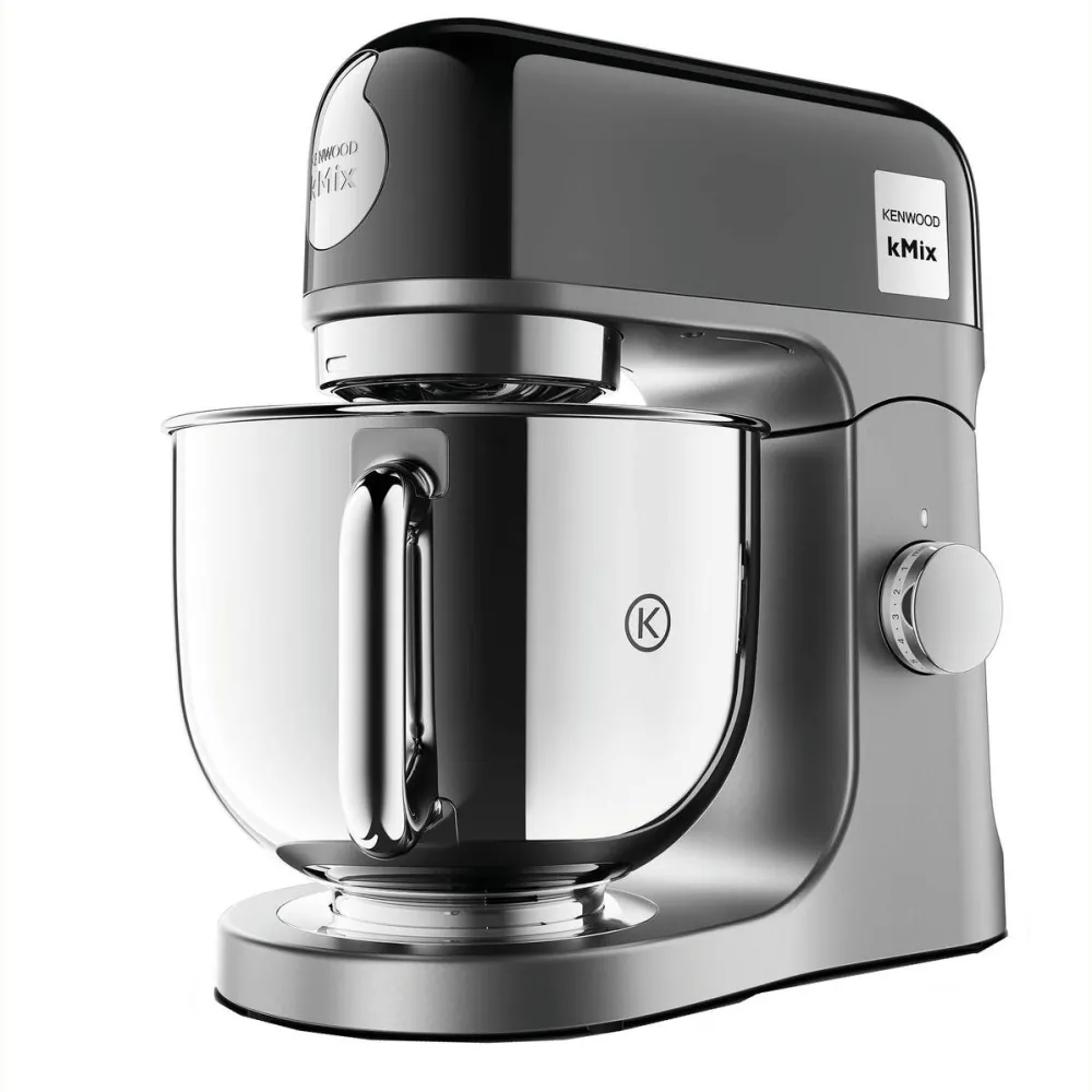 KENWOOD Robot de bucatarie Kenwood kMIX KMX760BC, 1000 W, 5L bol, 3 accesorii, 7 viteze, Negru-Crom