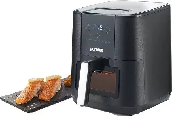 GORENJE Friteuza cu aer cald GORENJE AF1350DWB, 2.6kg, 5.4l, 1350W, negru-argintiu
