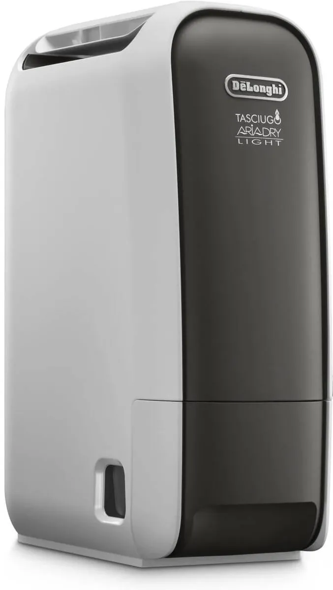 DELONGHI Dezumidificator DeLonghi AriaDry Light, 520W, 2.8 L, 80 m³, 6 L/zi, Alb/Negru