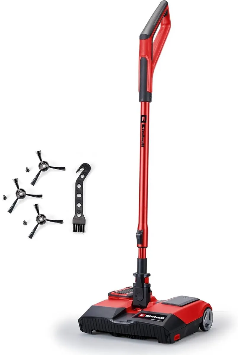 Einhell Masina curatat pardoseli fara fir Einhell TE-FS 18 Li-Solo Power X-Change, 18 V, latimea de 250 mm, maner telescopic, fara sac, lumina LED, inclusiv accesorii, fara acumulator si incarcator