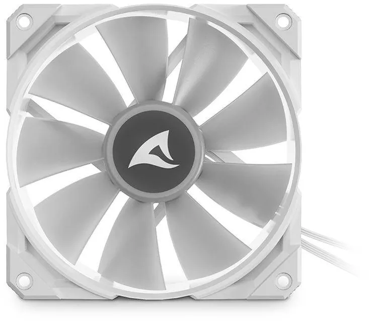 Sharkoon Ventilator PC Sharkoon, Rebel F50 120mm RGB, 4-Pin PWM, Alb
