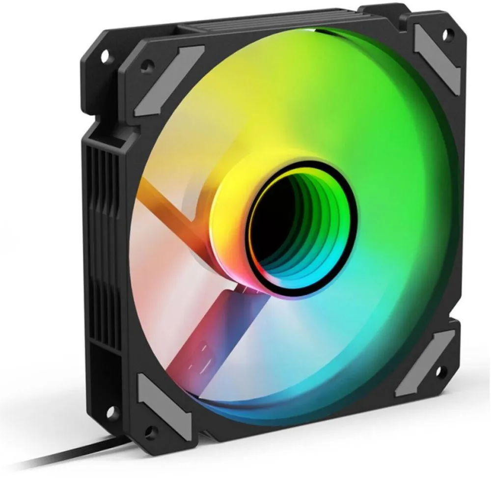 Sharkoon Ventilator PC Sharkoon SHARK Mirror RGB PWM REVERSE 12cm, negru