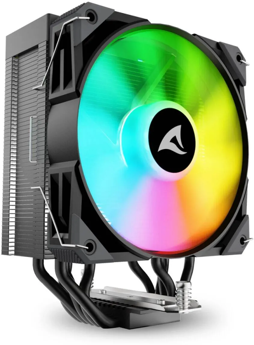 Cooler Sharkoon Ventilator PC Sharkoon A50 RGB, 12 cm, negru, 120 mm, 1800 rpm