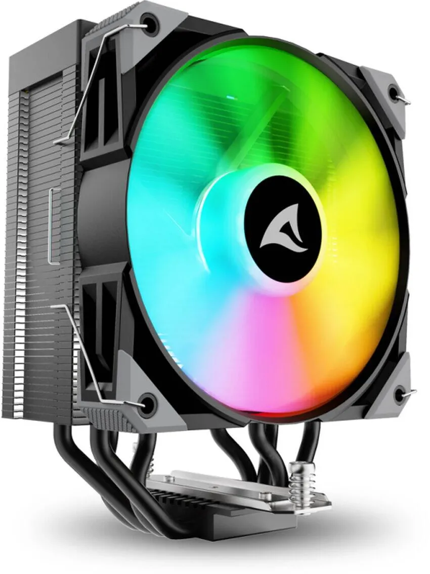 Cooler Sharkoon PC Sharkoon A40 RGB 12 cm, negru, 120 mm, 1800 rpm