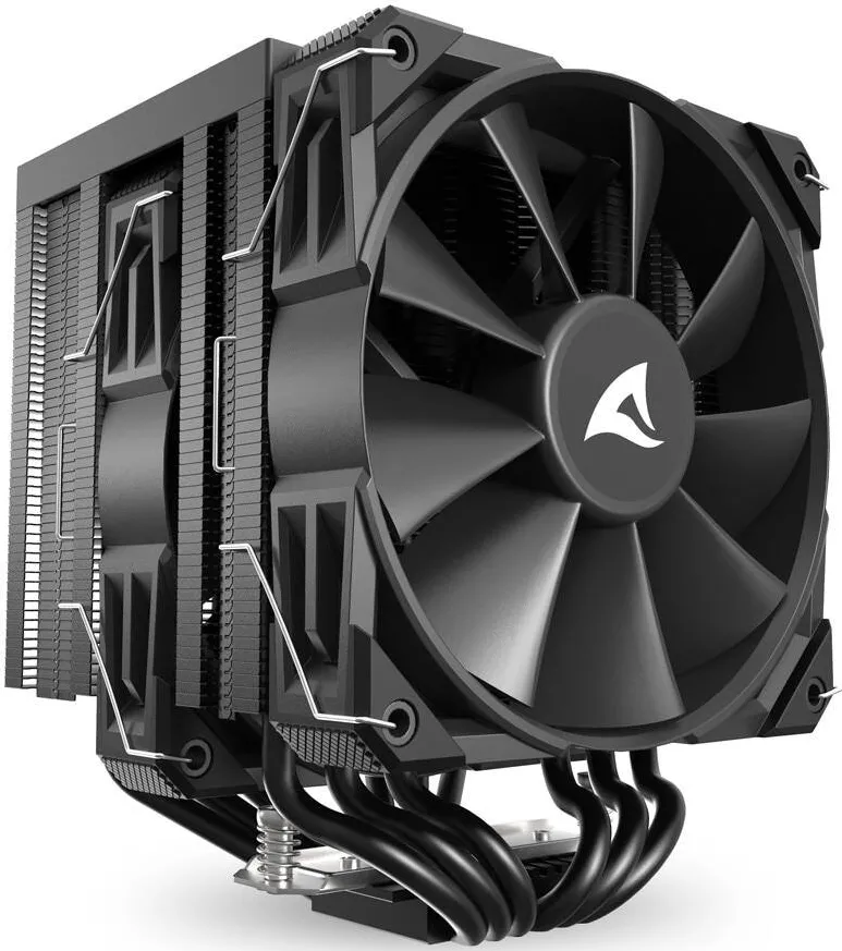 Cooler Sharkoon Sharkoon A60 Black - 2x 120 PWM Fan