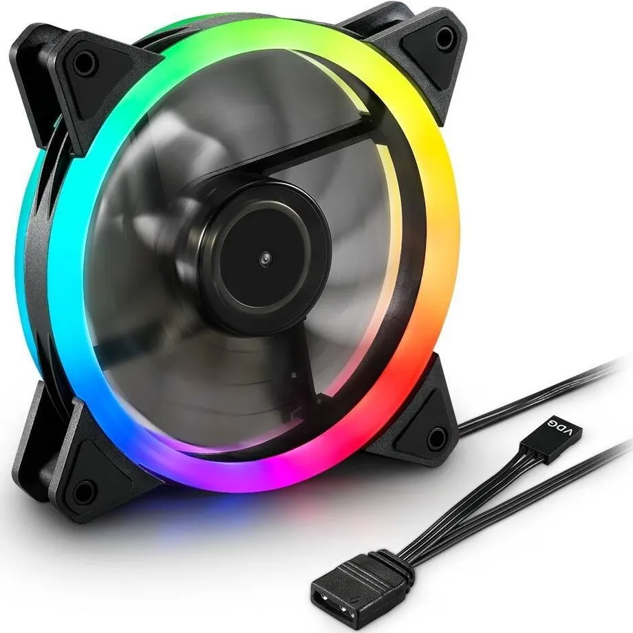 Sharkoon Ventilator PC Sharkoon 4044951026876, Blades RGB, 18,2 dBA, 1200 rpm, 120 x 120 x 25.5mm