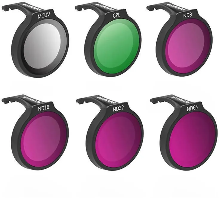 Sunnylife Six filters kit SUNNYLIFE for DJI Neo MCUV+CPL+ND8+ND16+ND32+ND64