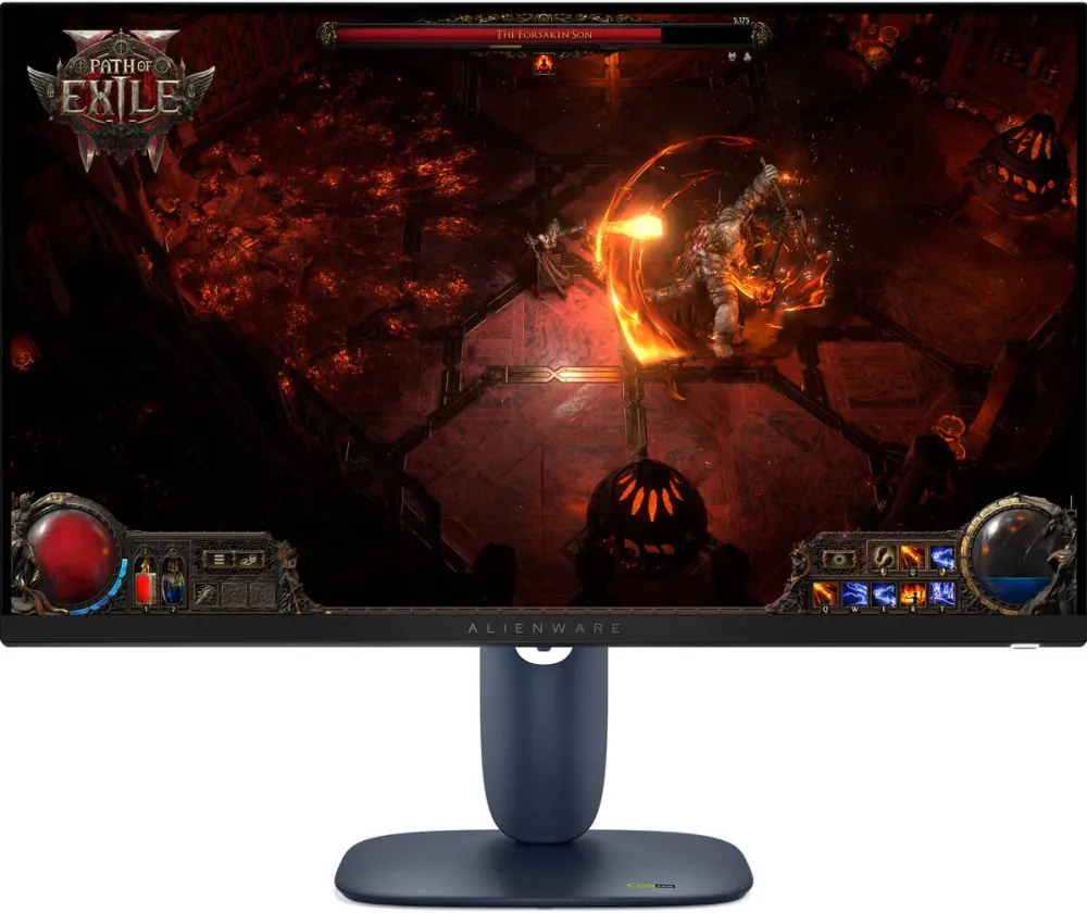Monitor Dell Monitor Gaming LED VA Alienware AW2725DM 27'', QHD (2560x1440), 180Hz, 1ms, AMD FreeSync, NVIDIA G-SYNC Compatible, HDMI , Display Port, Pivot, VESA, gri