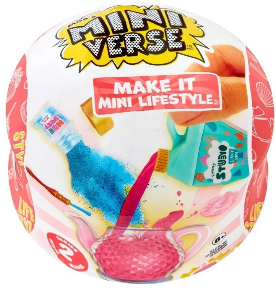 Mga Figurine MGA Miniverse, Set miniaturi obiecte de uz casnic, detalii fine, multicolor