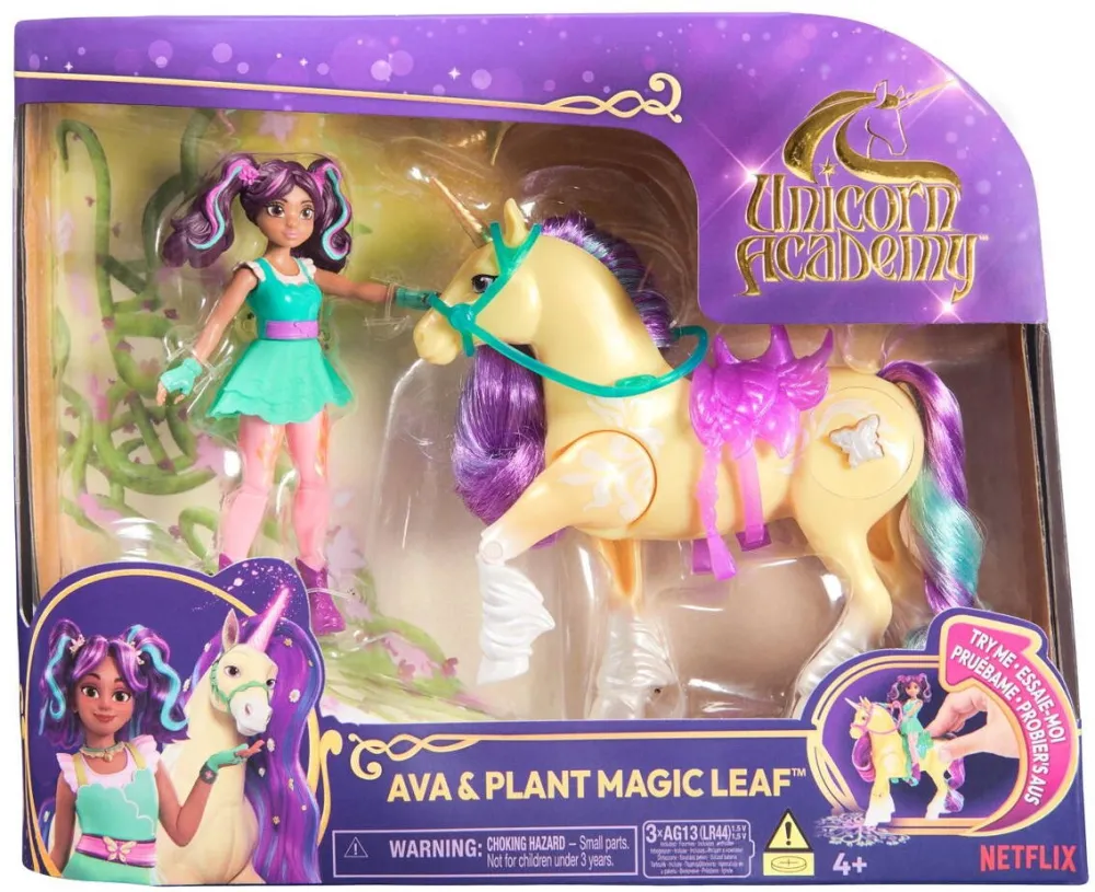Spinmaster Set de joaca Unicorn Academy - Ava si Unicornul Leaf Magic Plant