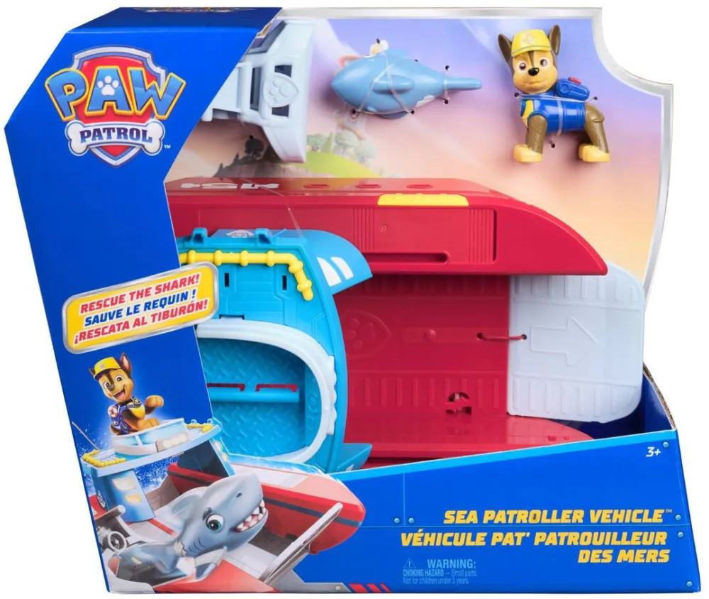 Spinmaster Patrula catelusilor set patrula pe mare figurina si vehicul maritim