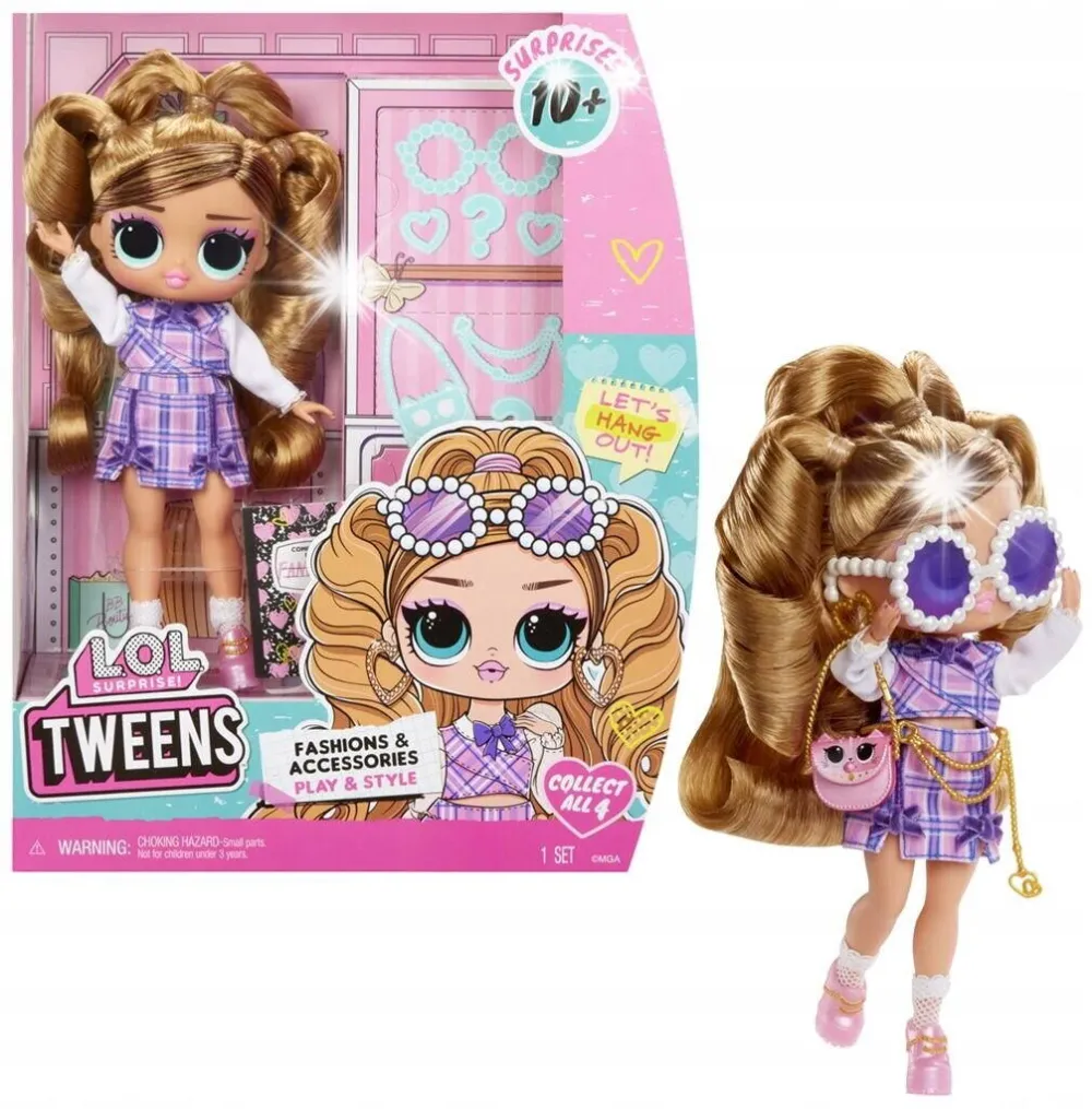 Mga Papusa L.O.L. Surprise. Tweens Core. Fancy Gurl, accesorii, 3 ani+, multicolor