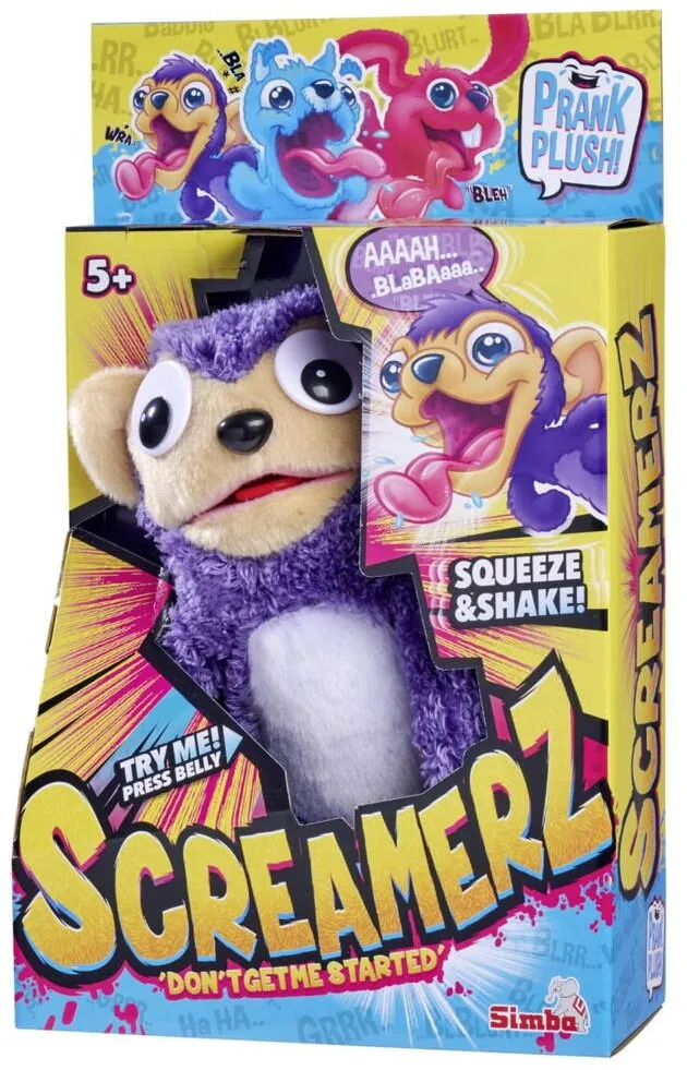 Simba Simba Screamerz Jucarie Plus Maimutica Violet