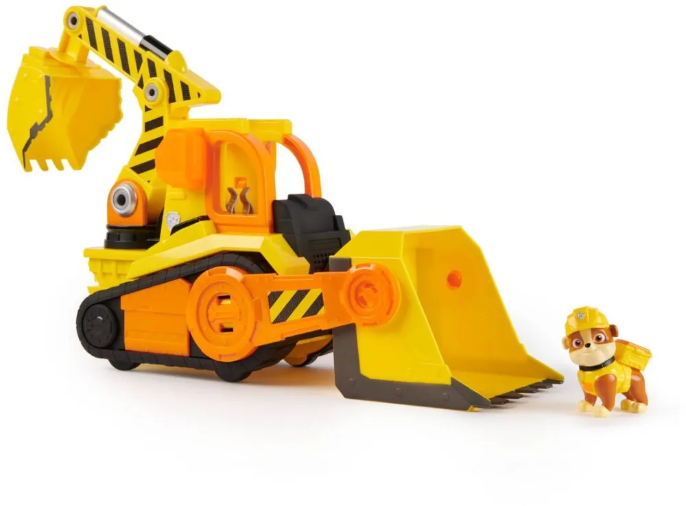Spinmaster Set Paw Patrol Rubble Crew - Rubble cu buldozer