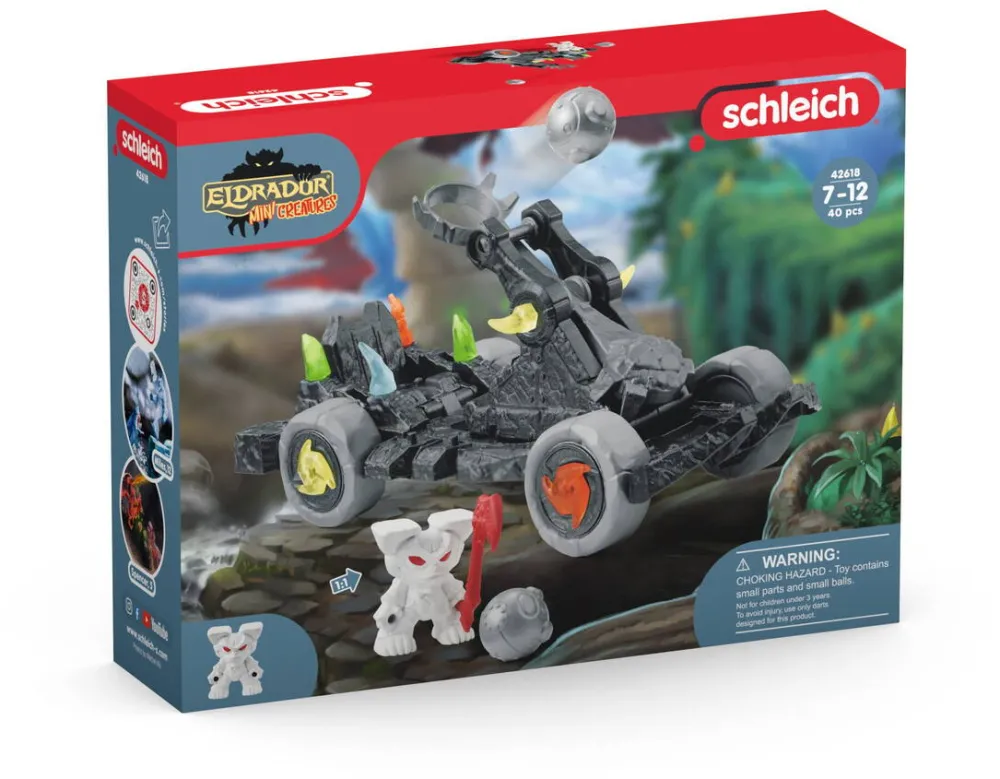 Schleich Set de joaca Schleich, Eldrador Creatures, Catapulta cu mini figurina