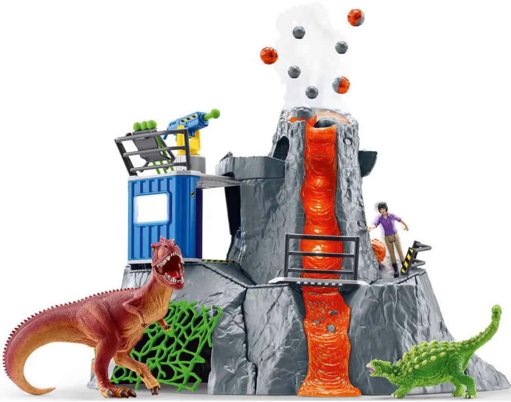Schleich Set figurine Schleich, Dinosaurs, Expeditia marelui vulcan
