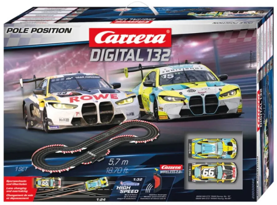 Jucarie creativa Carrera Set de baza Carrera, Digital 132, Pole Position