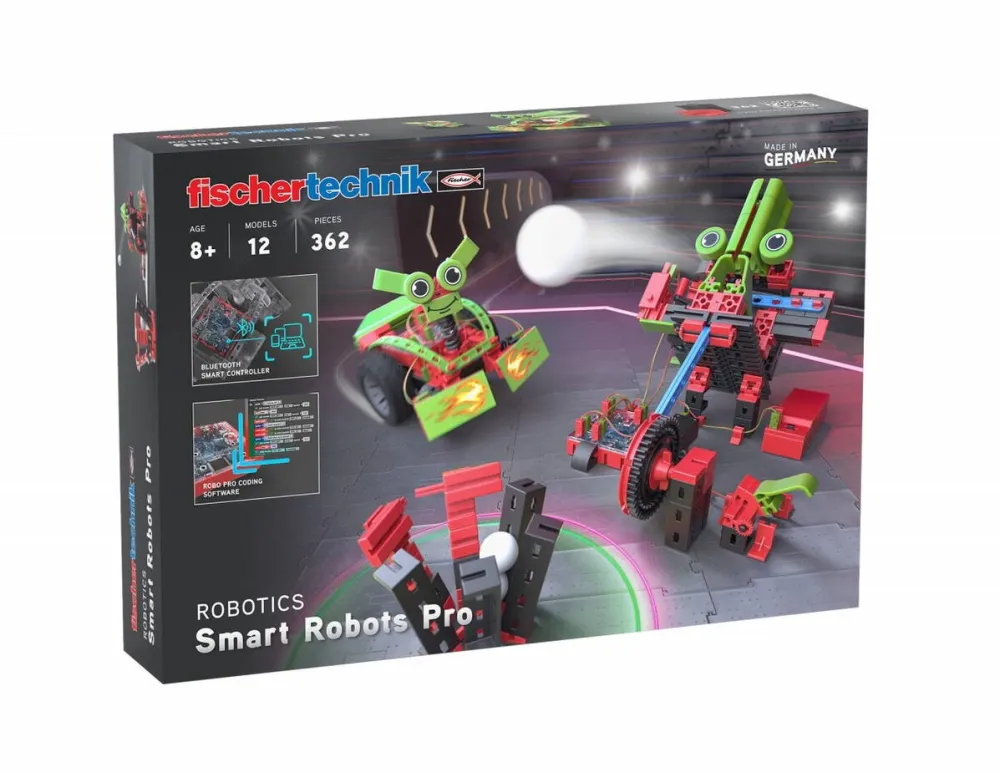 Jucarie creativa fischertechnik Kit STEM Smart Robots Pro, Fischertechnik
