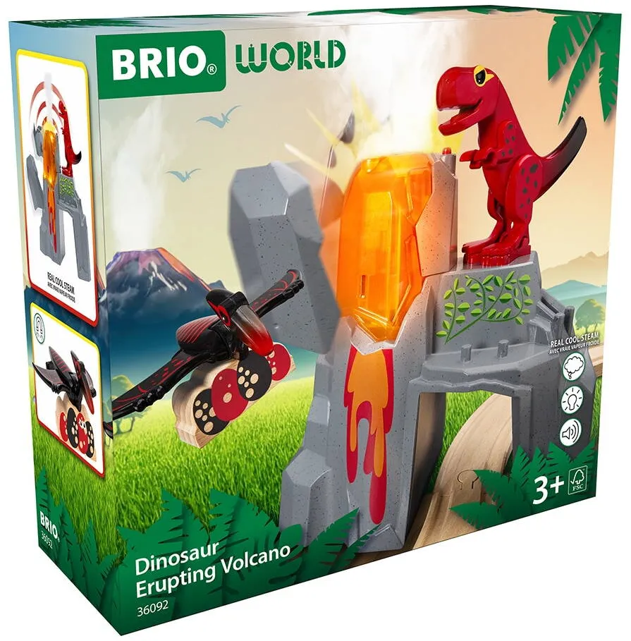 Ravensburger Set de joaca Brio - Vulcan in eruptie, cu figurina dinozaur