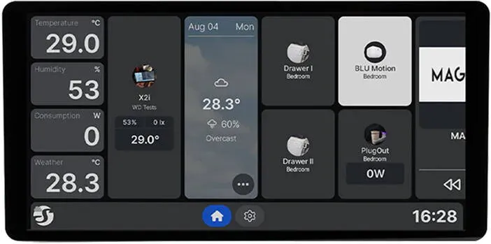 Shelly Control Panel 6.95” Shelly Wall Display X2i WiFi/BLU (black)