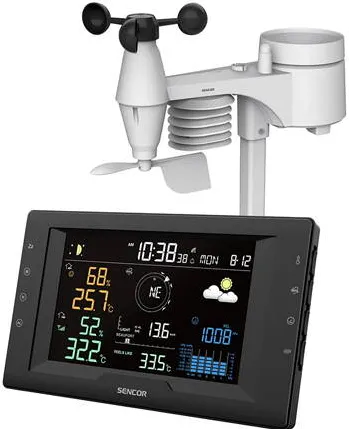 SENCOR Statie meteo profesionala wireless 5 in 1 SENCOR
