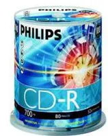 Philips CD-R 700MB-80min (100 buc. Spindle, 52x)