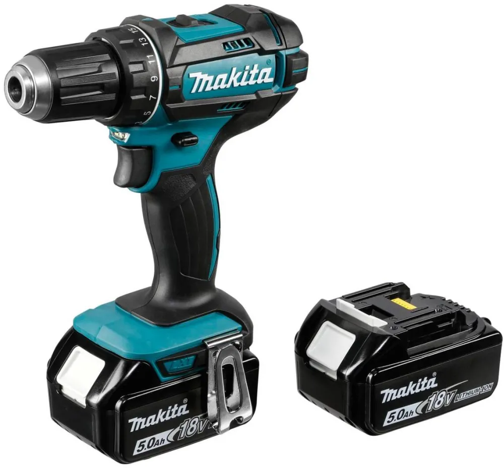 Makita DDF482RTJ 18V 2x BL1850B Masina de Gaurit cu Acumulator