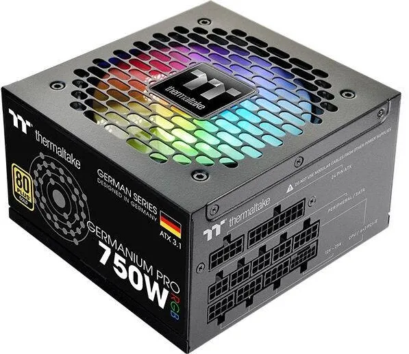 Sursa PC Thermaltake Sursa PC Thermaltake 750W 80+ Gold, RGB, 12cm, ATX 3.1