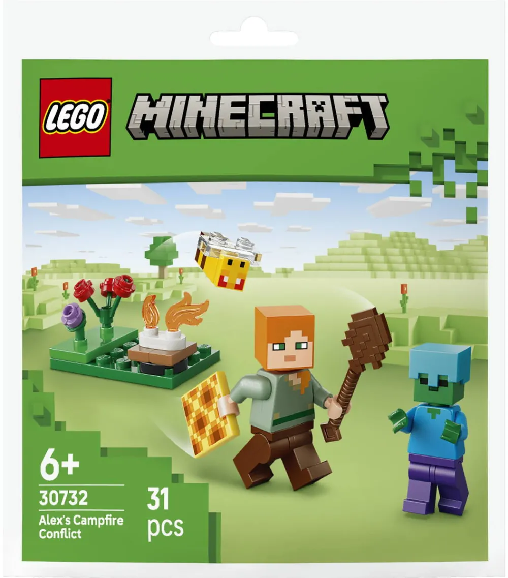 LEGO Bricks Minecraft 30732 Alexs Campfire Conflict