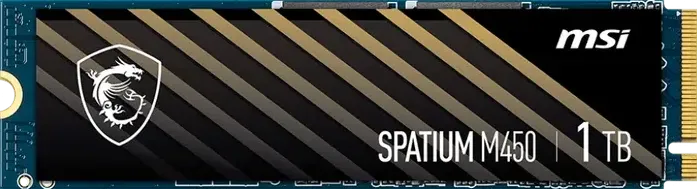 SSD MSI SPATIUM M450 V1, 1TB, PCIe 4.0, NVMe M.2 S78-440L0L0-P83