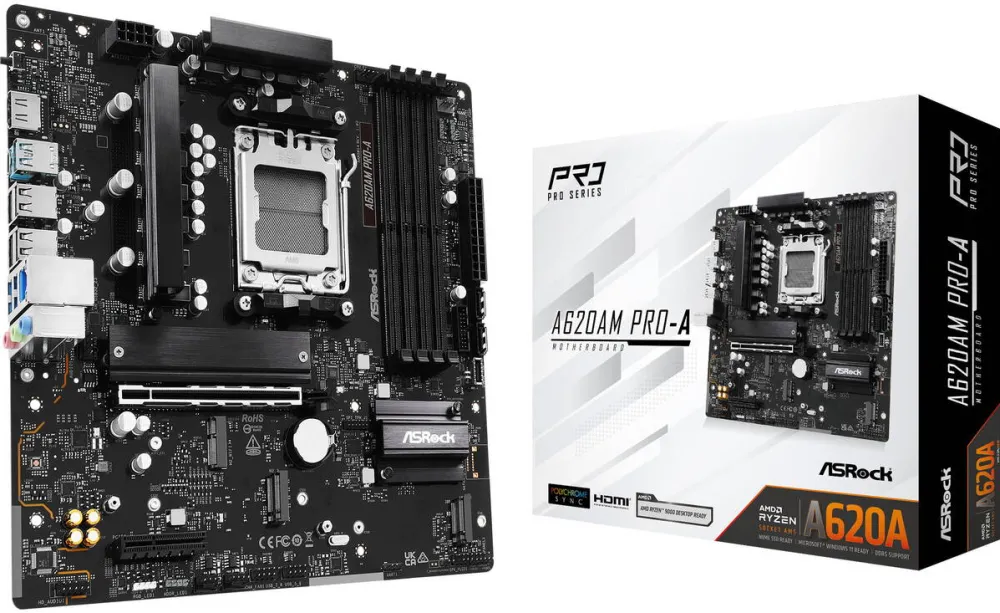 Placa de Baza ASRock A620AM PRO-A - Socket AM5 - motherboard